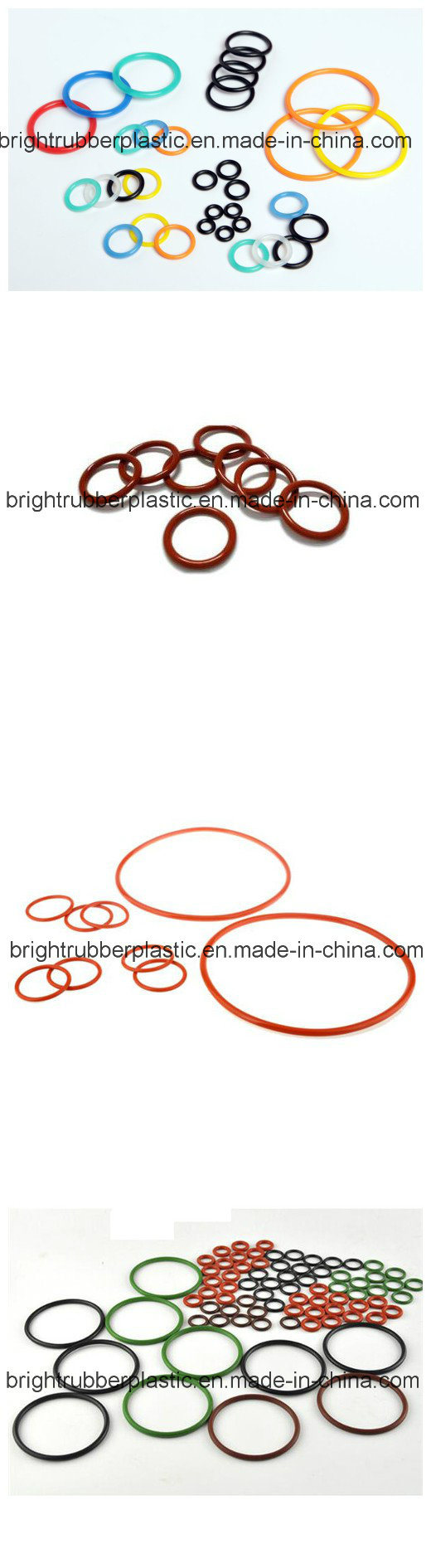 橡胶O形圈/硅胶O形圈/彩色橡胶O形圈制造商